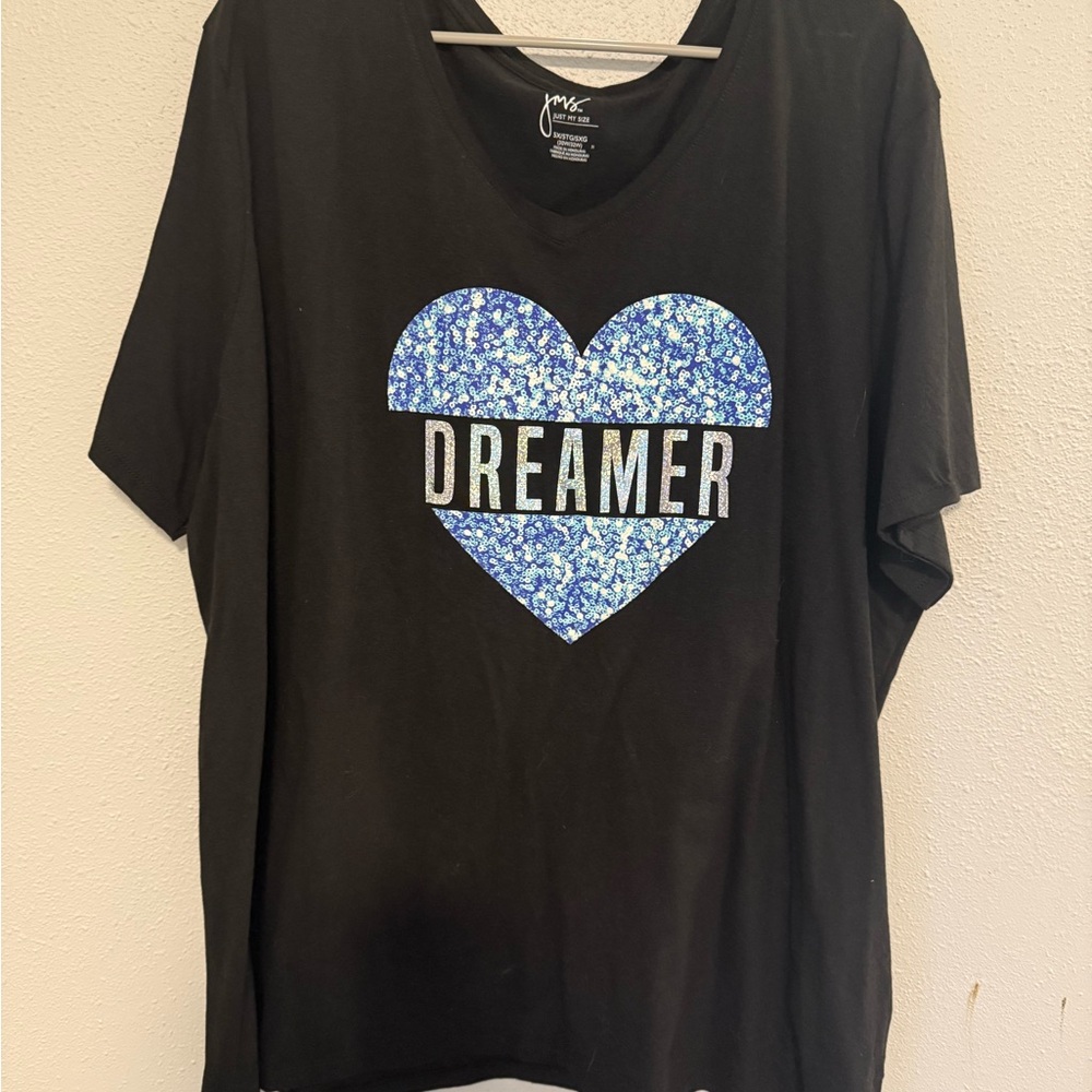 Just My Size Black T-Shirt